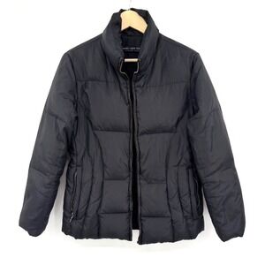 Marc New York Andrew Marc Black Down Puffer Jacket Womens M Nylon Winter Coat